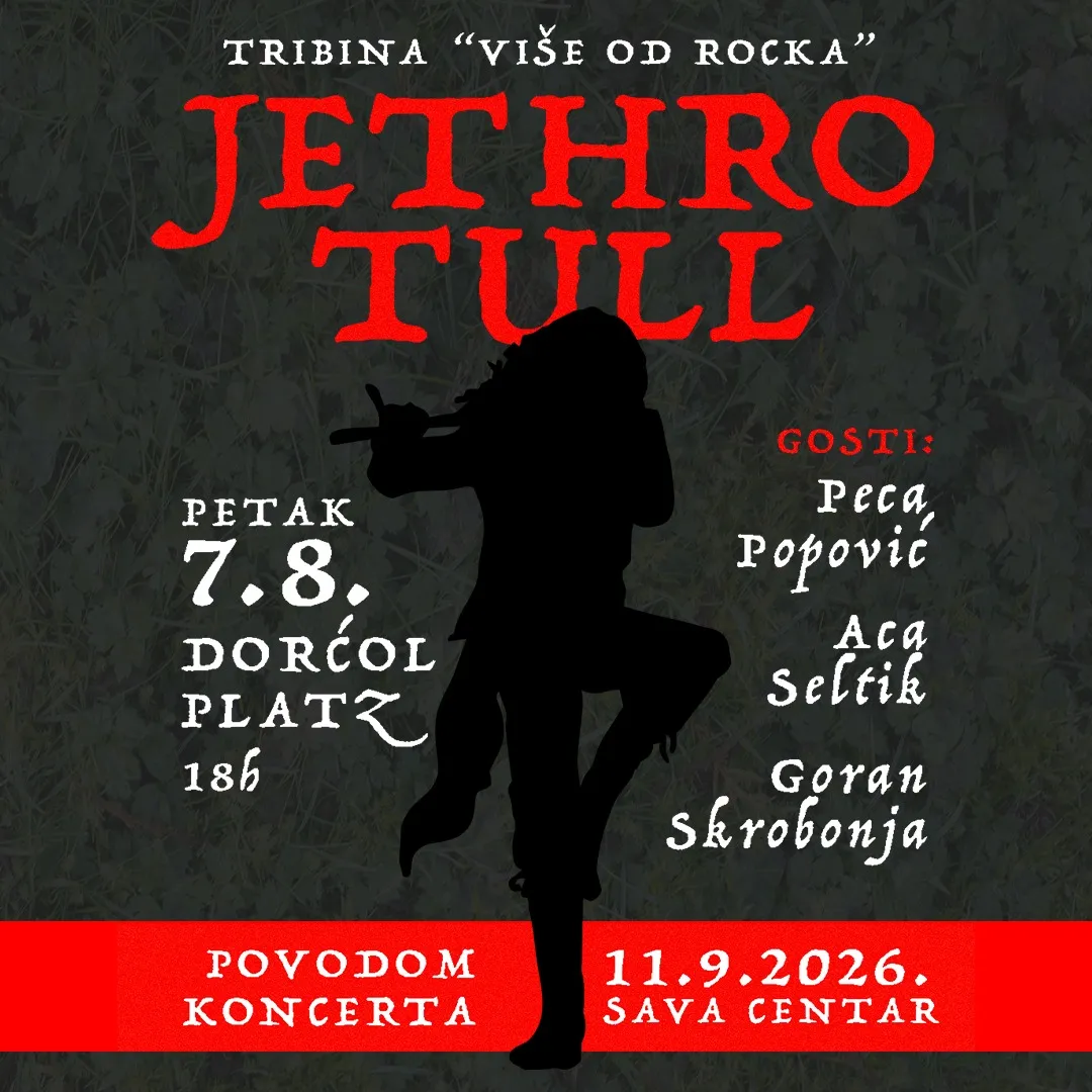 Tribina o Jethro Tullu i Ianu Andersonu ovog petka u Dorćol Platzu