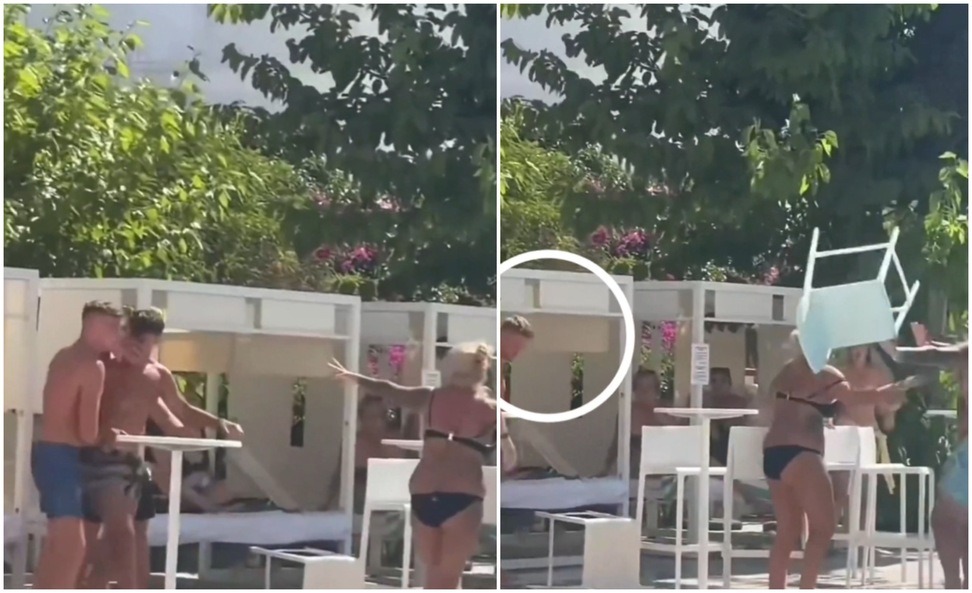 Fubaler pogodio ženu stolicom ispred bazena u hotelu na Ibici