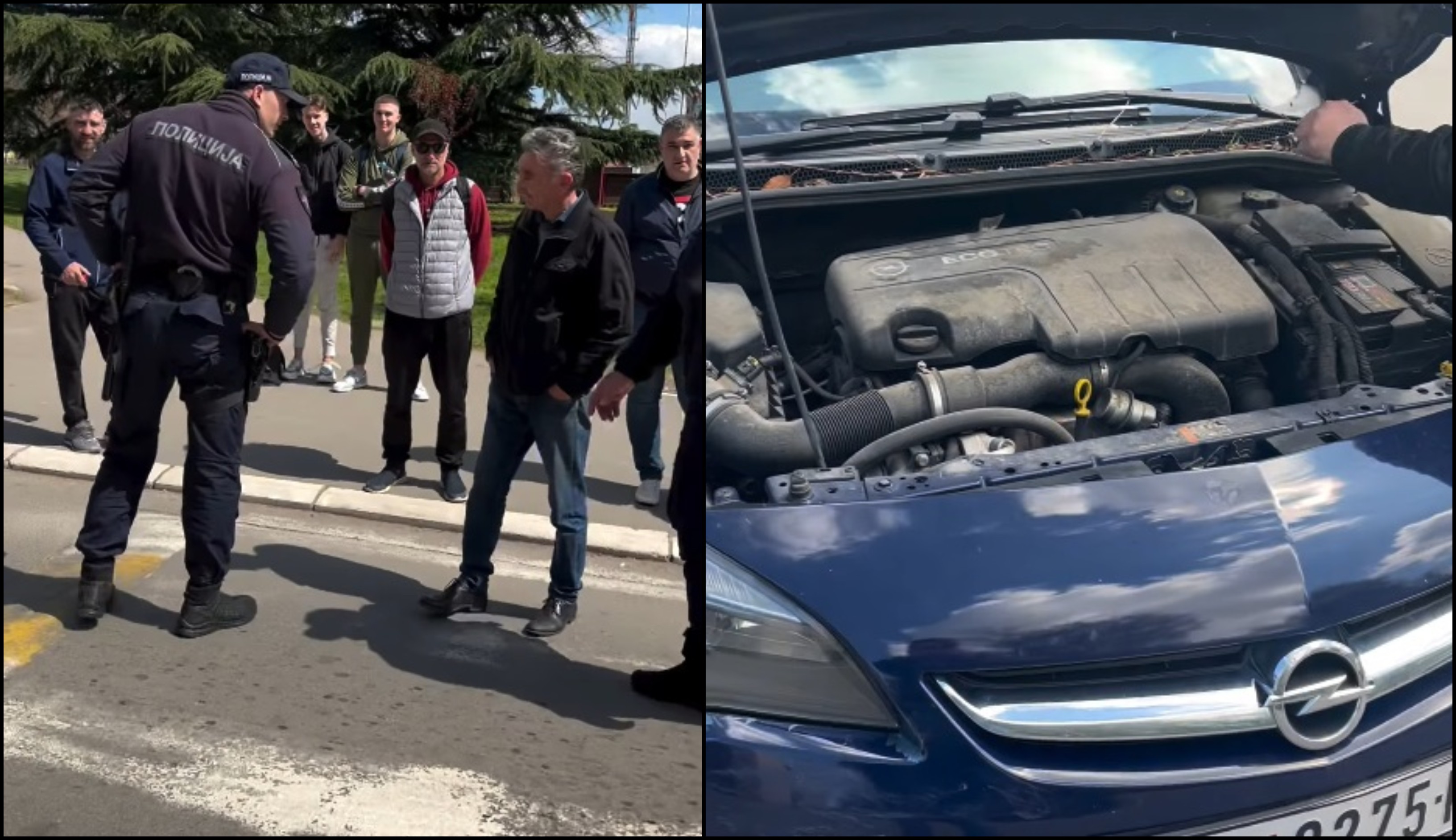 U Mladenovcu sprečavaju pristalice SNS-a da krenu za Beograd