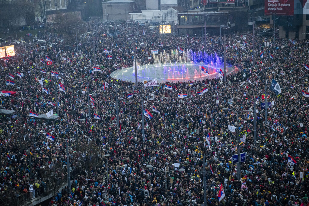 Beograd 15.03.2025. Protest 15 za 15, najveći protest Foto: Vladislav Mitić/Nova.rs slavija, total