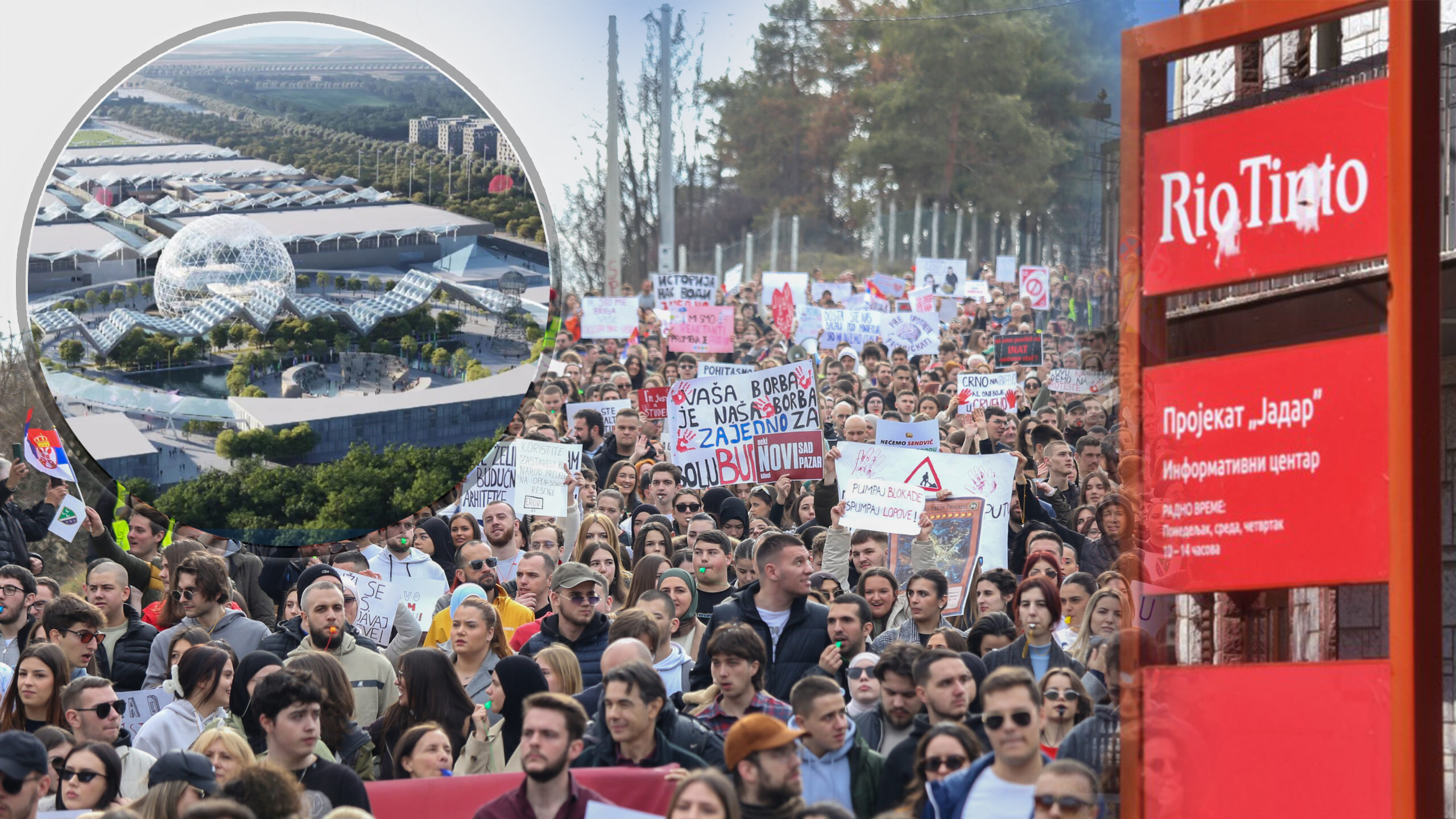 Students of the State University in Novi Pazar organized a protest "Hurry to Pazar" which was joined by citizens of Novi Pazar, as well as students from all over the country.Studenti Drzavnog univerziteta u Novom Pazaru organizovali su protest "Pohitajt