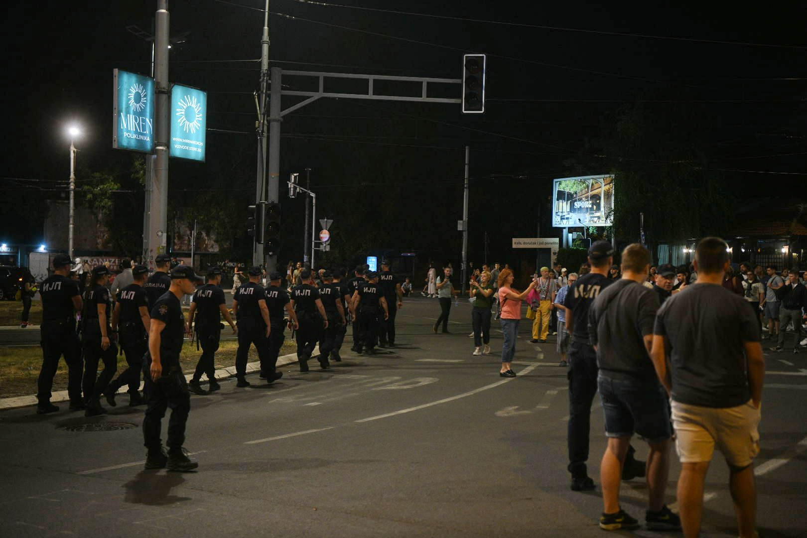 Beograd, 11.07.2025. Autokomanda blokada protest IJP interventa jedinica policije Foto: Filip Krainčanić/Nova.rs