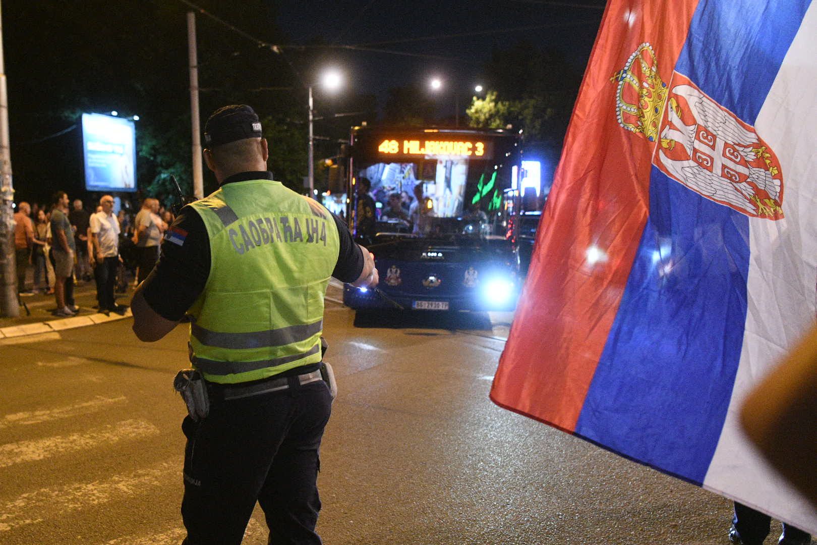 Beograd, 11.07.2025. Autokomanda blokada protest saobraćajna policija Foto: Filip Krainčanić/Nova.rs