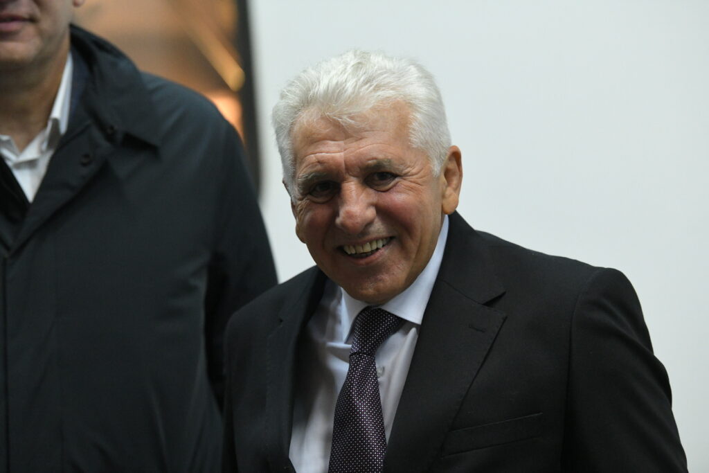 Beograd 03.10.2025. Zoran Anđelković, Zoran Baki Anđelković. Železnička stanica Prokop, Beograd Centar, otvaranje brze pruge Beogad - Subotica Foto: Amir Hamzagić/Nova.rs