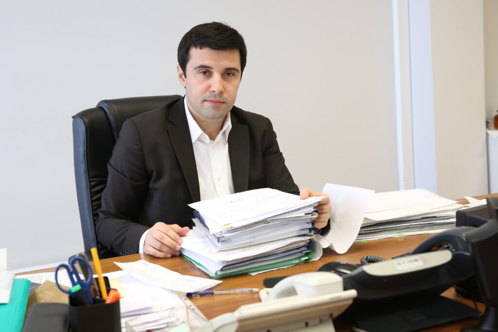 Beograd 21.12.2015. Nemanja Stajic  Gradski sekretar za poslove legalizacije objekata, Legalizacija objekata Ras foto Goran Srdanov