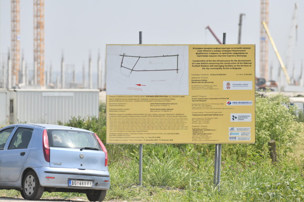 Beograd 11. jun 2025. Expo 2027, gradiliste, Surcin, mehanizacija, radovi, izzgradnja, Ekspo Foto:Vesna Lalić/Nova.rs