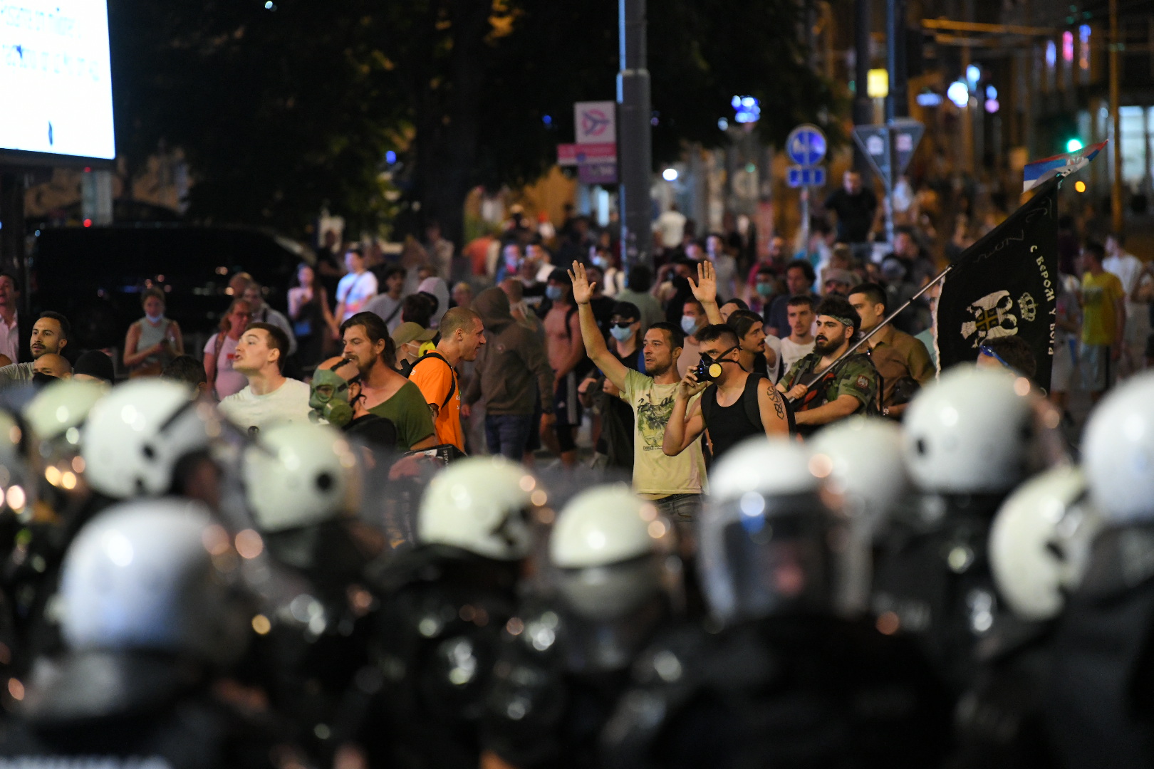 Beograd 28.06.2025. Policija u kralja Milana građani i policija. Protest Vidimo se na Vidovdan, veliki studentski protest  Foto: Amir Hamzagić/Nova.rs