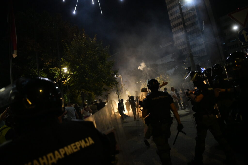 Beograd 14. avgust 2025. Protest studenata u blokadi I gradjana pod sloganom "Večeras pucate po šavovima" Generalštab Foto:Vladislav Mitić/Nova.rs