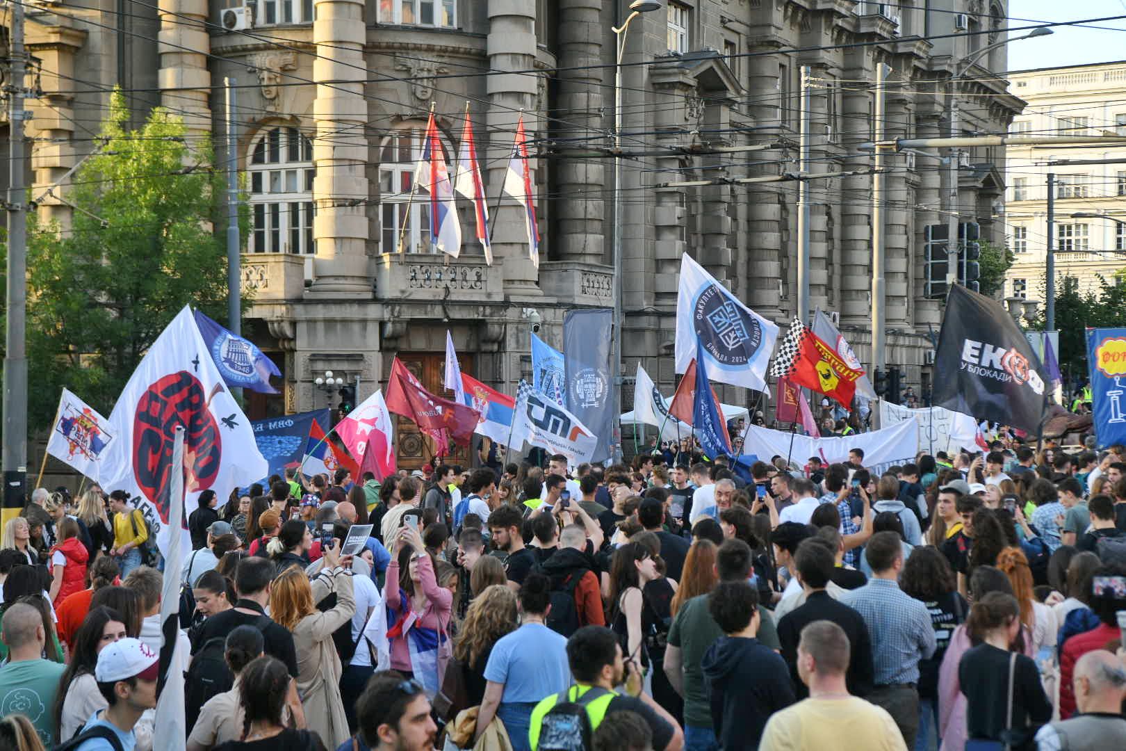 Protest studenata Hocemo izbore 300525 Foto Filip Kraincanic (74)