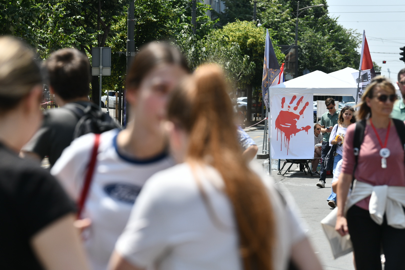 protest "Fakulteti na raskrsnici"
