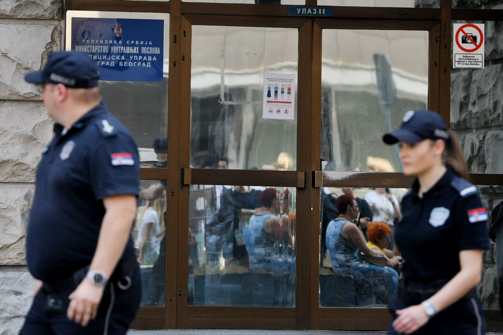Beograd 06. jun 2025. Protest ispred policijske stanice MUP u Ulici 29. novembra, studenti Foto:Filip Krainčanić/Nova.rs