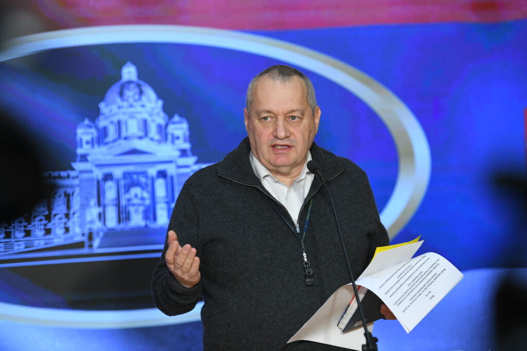 Beograd 15.01.2025. Konferencija za štampu u Skupštini Srbije, Srđan Milivojević Foto: Amir Hamzagić/Nova.rs