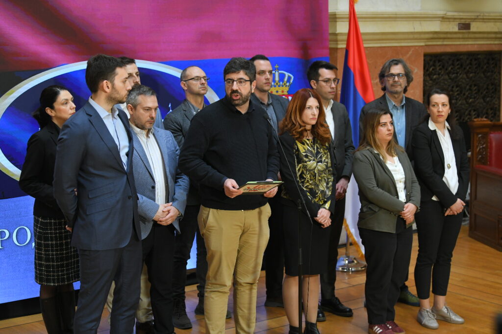 Beograd 05.03.2025. Opozicija, Zeleno levi front, kzn, kzš. Sednica Skupštine Srbije, zasedanje, Skupština Srbije Foto: Amir Hamzagić/Nova.rs