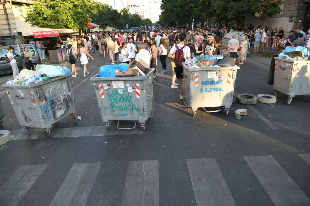 Beograd 30. jun 2025. Zemun, Glavna ulica, blokada, građanska neposlušnost Foto: Amir Hamzagić/Nova.rs