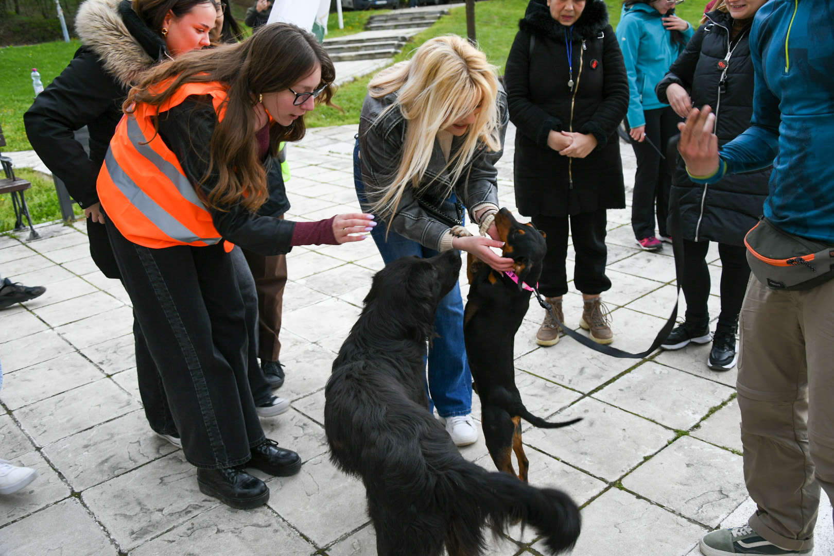 Vrnjačka Banja 10. april 2025. Biciklisti koji su iz Niša krenuli ka Novom Pazaru na protest, stigli u Vrnjačku Banju Foto:Andrej Veličković