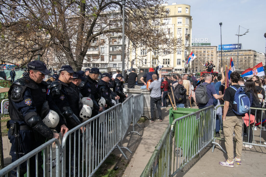 Beograd 15.03.2025. Protest 15 za 15, najveći protest Foto: Vladislav Mitić/Nova.rs policija, kornjače, pionirski park, predsedništvo, ćacilend