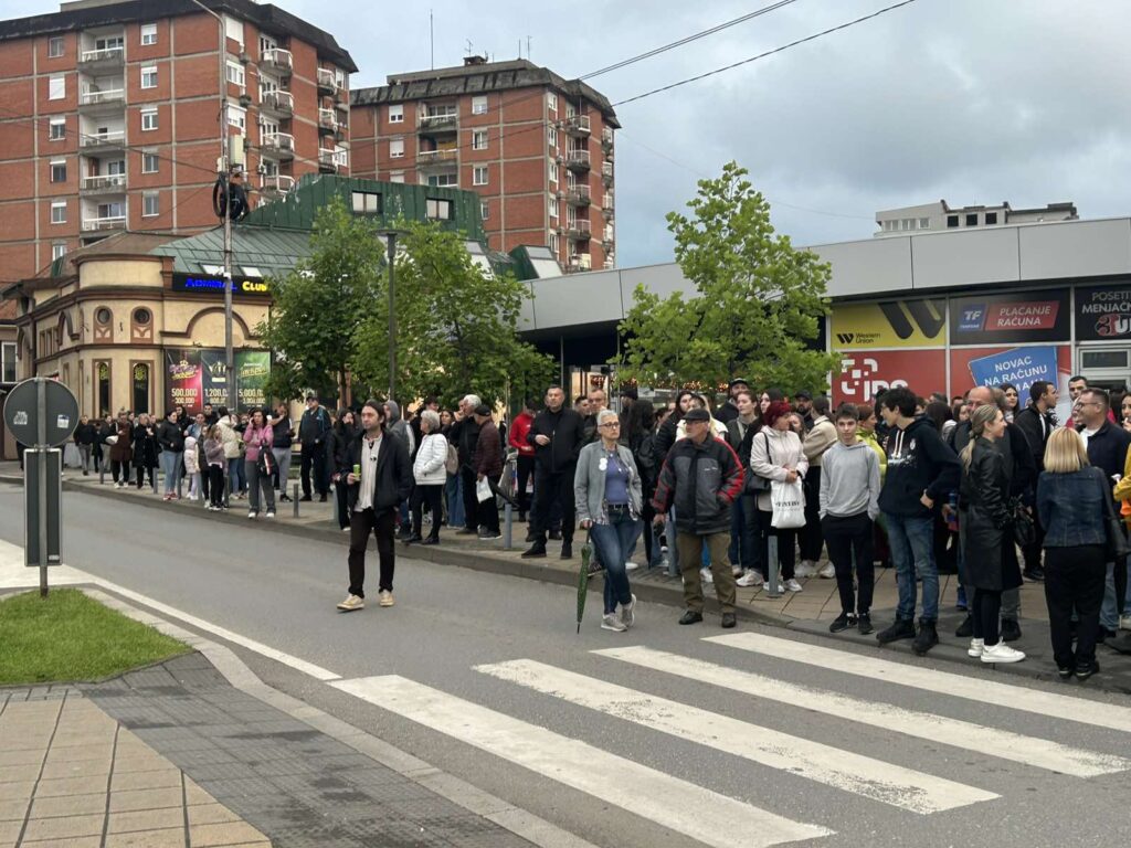 Loznica, doček studenata