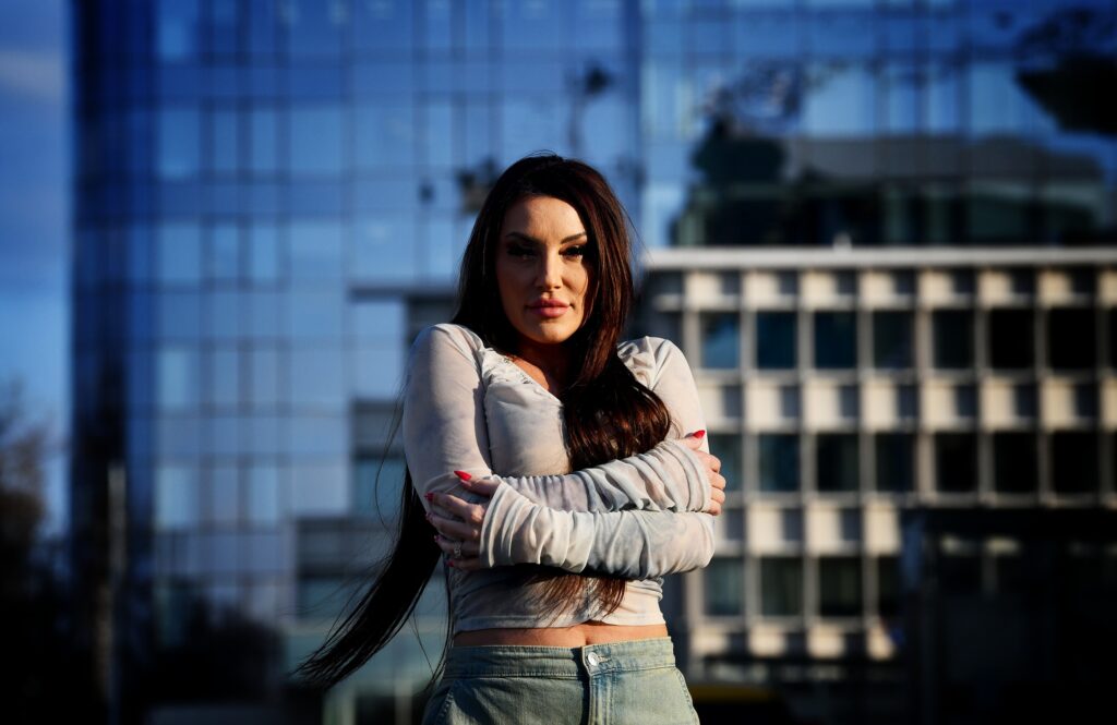 Beograd 14. februar 2024. Monika Ivkic  pevacica ispovest Foto:Vesna Lalić/Nova.rs