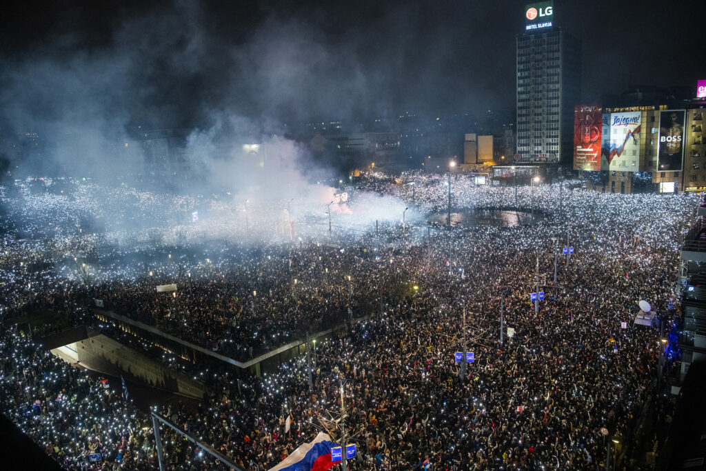 Beograd 15.03.2025. Protest 15 za 15, najveći protest Foto: Vladislav Mitić/Nova.rs slavija, total