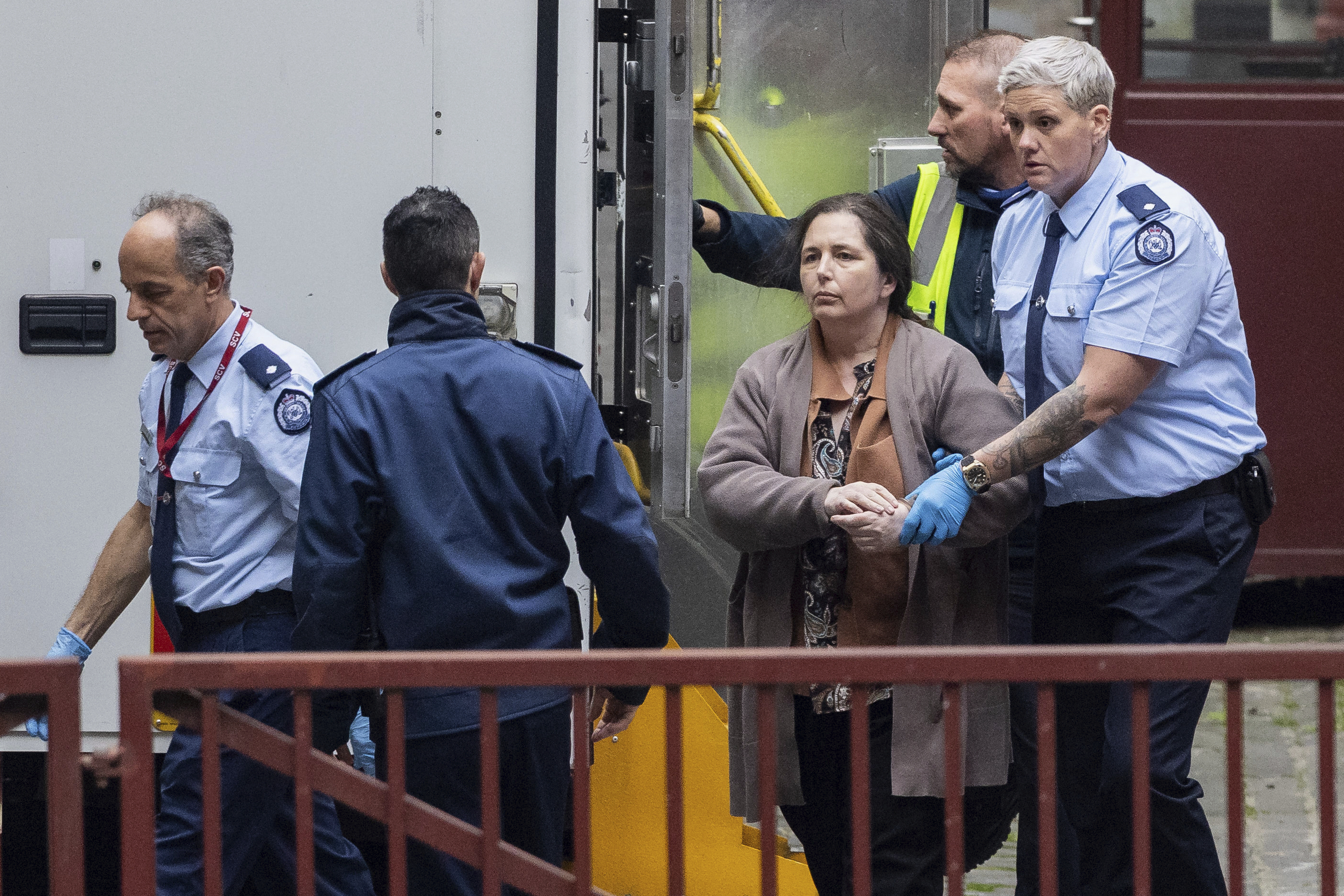 Erin Patterson arrives at Supreme Court of Victoria in Melbourne, Australia, Monday, Aug. 25, 2025. (Jason Edwards/NCA Pool via AP)