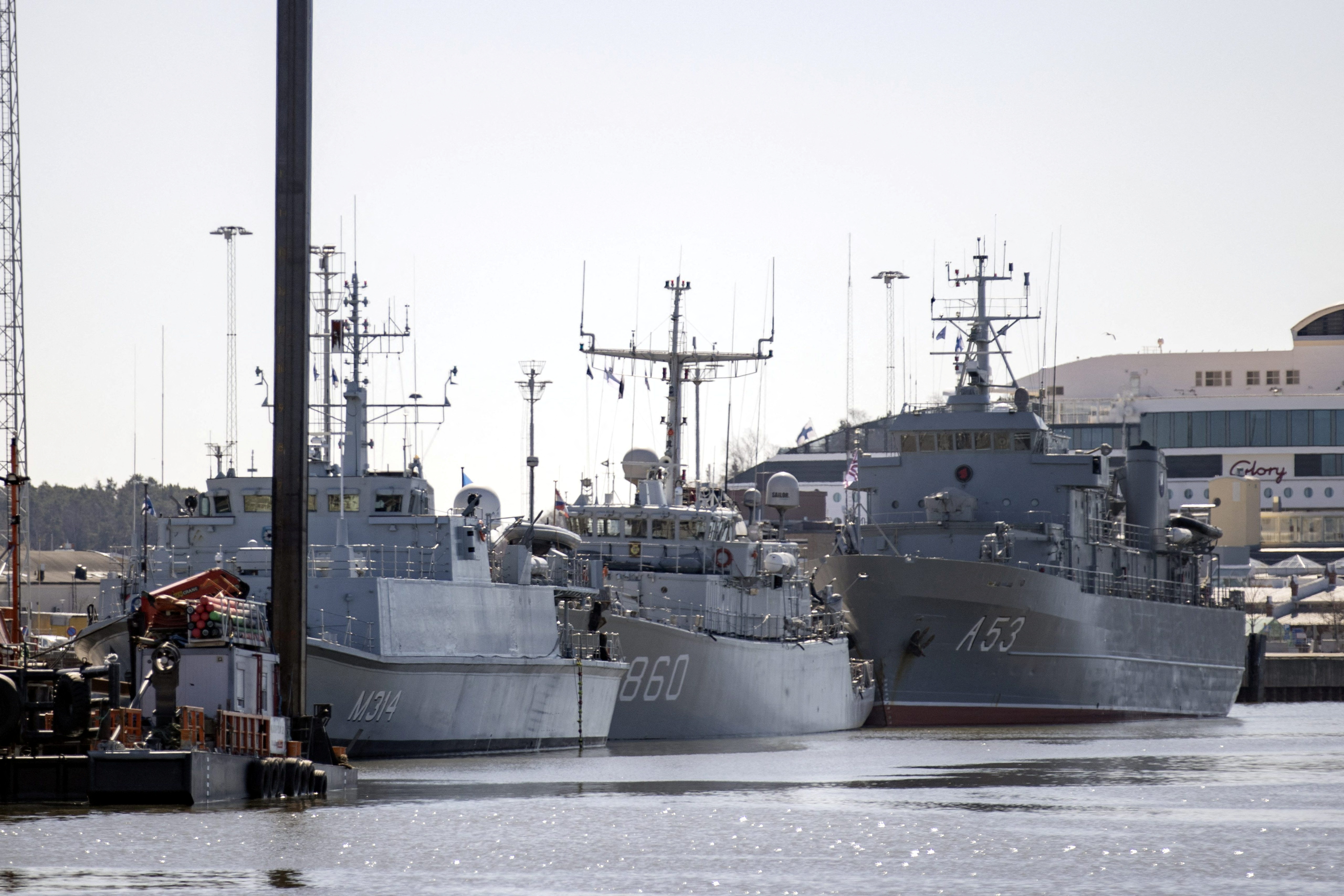 NATO warships arrive on Finnish coast to train with Finns, in Turku
