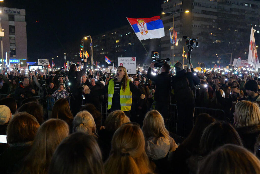 Mesto: Novi Sad
Datum: Sat Feb 01 21:35:01 CET 2025
Dogadjaj: DRUŠTVO/POLITIKA - Protest studenata i građana tokom 24-časovne blokade Mosta slobode u Novom Sadu
Fotoreporter: Milica Vučković
Izvor: FoNet