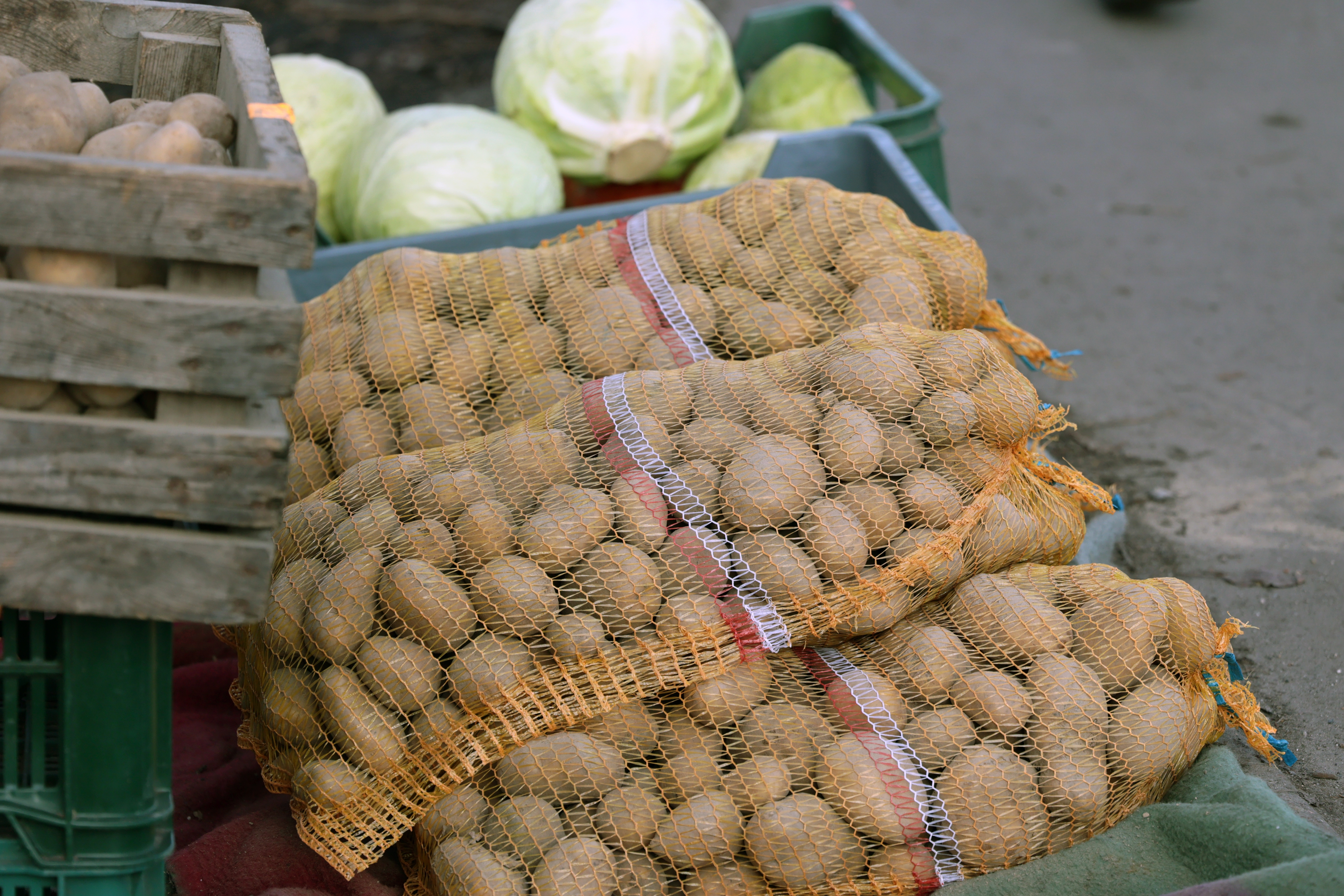 01.16.2022,Wroclaw,,Poland,,A,Market,Stall,With,Healthy,Village,Food