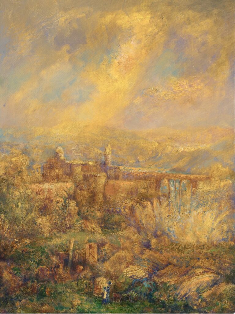 Predrag Todorović, Zlatosjaj, Ulje na platnu 80x60cm, 2024god