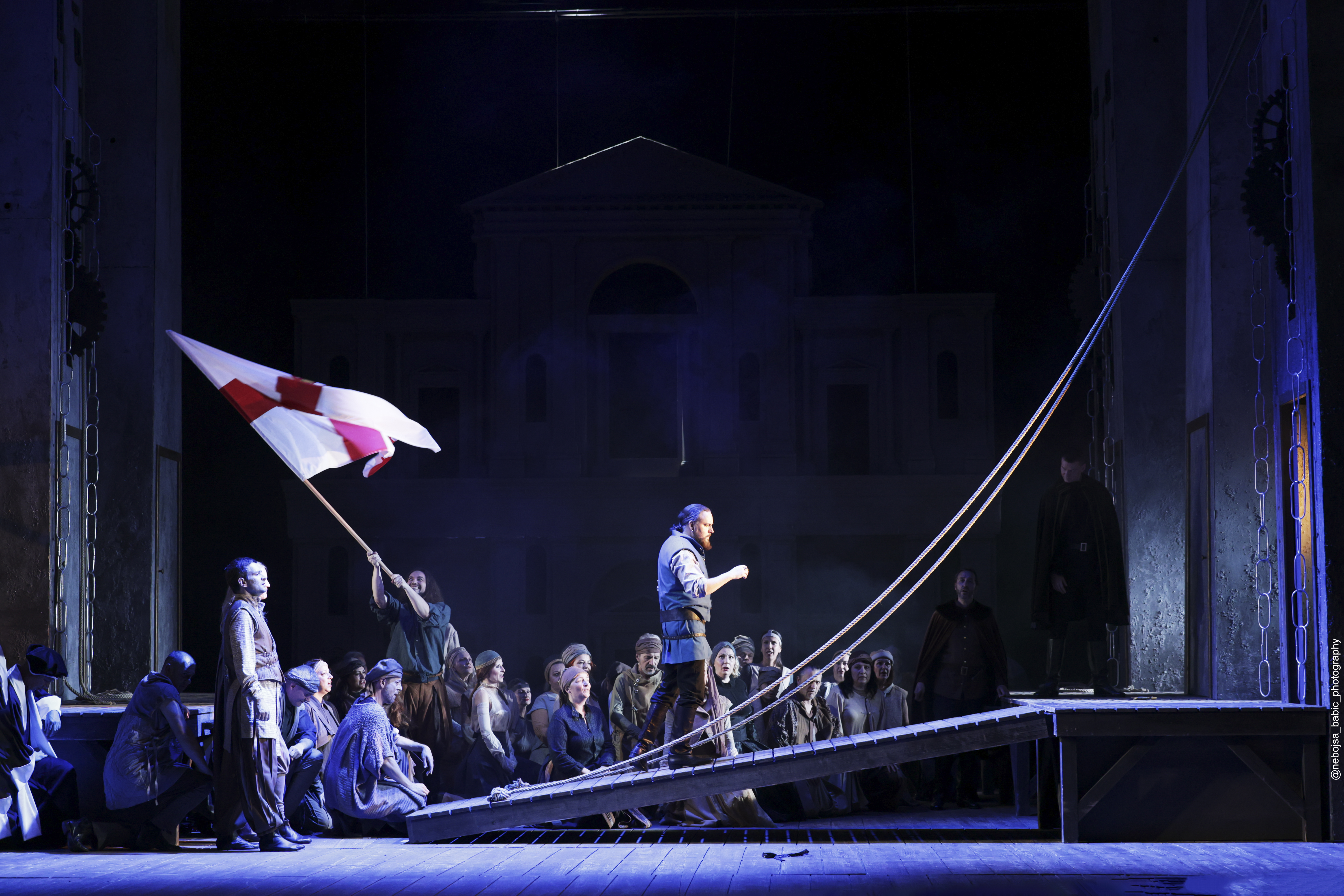 Opera Simon Bokanegra na Velikoj sceni Narodnog pozorišta u Beogradu Foto: Nebojša Babić