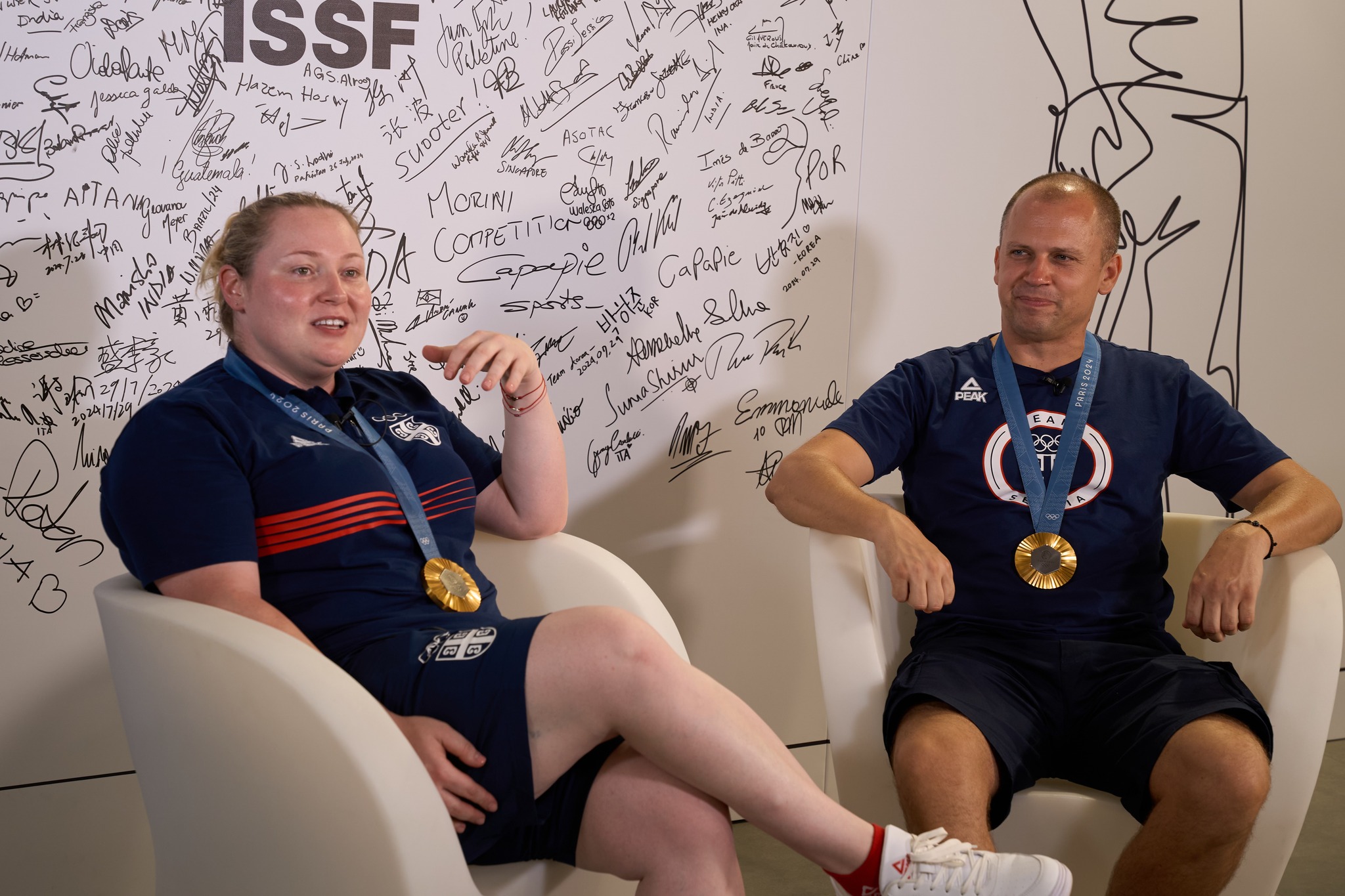 Arunovic_Mikec_posle _osvajanja_olimpijskog_zlata_Foto_ISSF