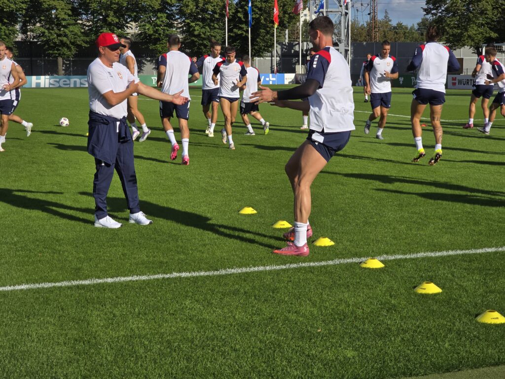 Riga 05. spetembar 2025. Trening fudbalera Srbije u Rigi Foto:Nebojša Todorović/Nova.rs