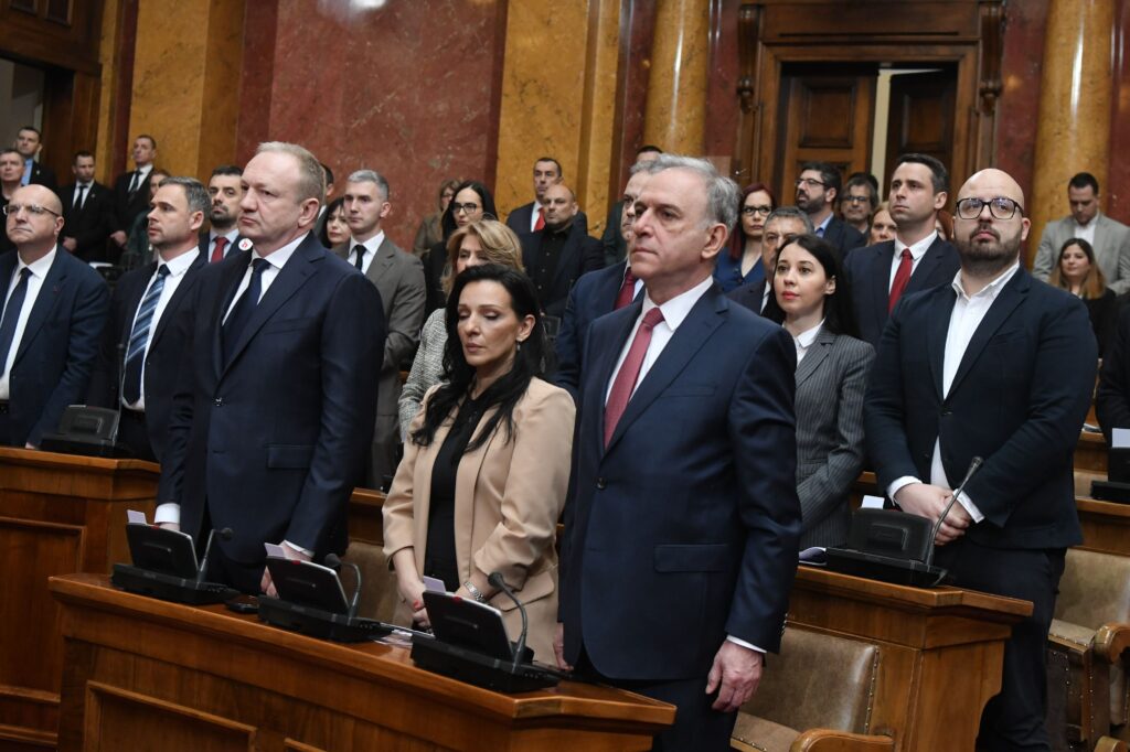 Beograd 04. mart 2025. Skupština Republike Srbije, prva sednica redovnog prolećnog zasedanja  Foto:Goran Srdanov/Nova.rs