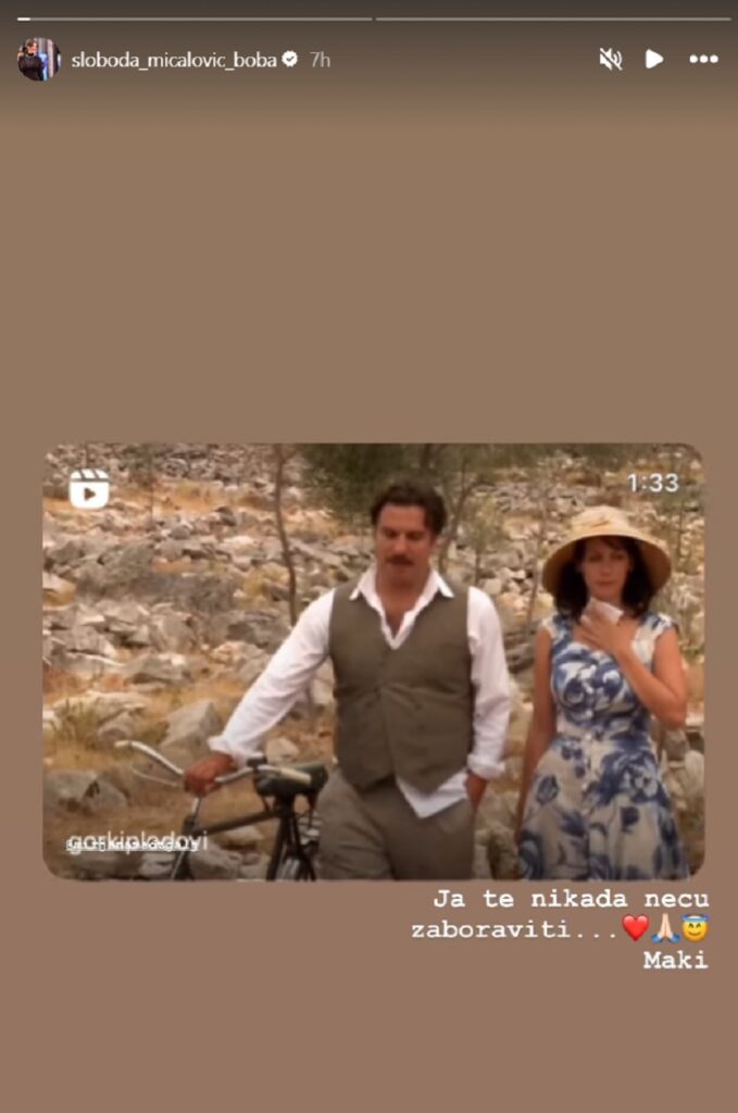 Sloboda Mićalović i Marinko Madžgalj u "Ranjenom orlu"