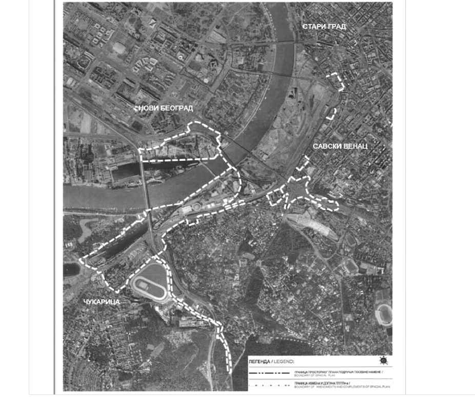 Beograd na vodi prostorni plan