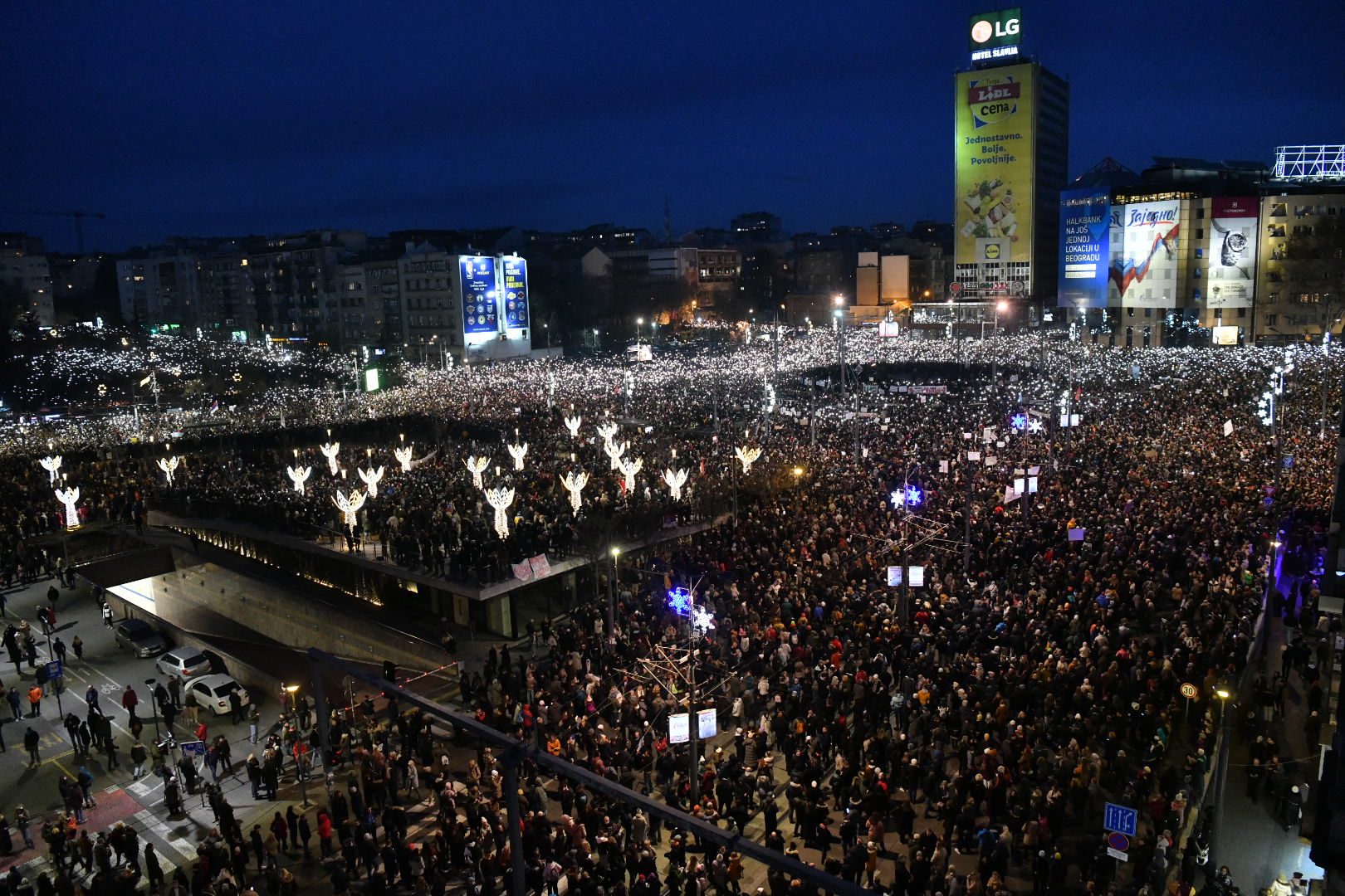 Slavija protest