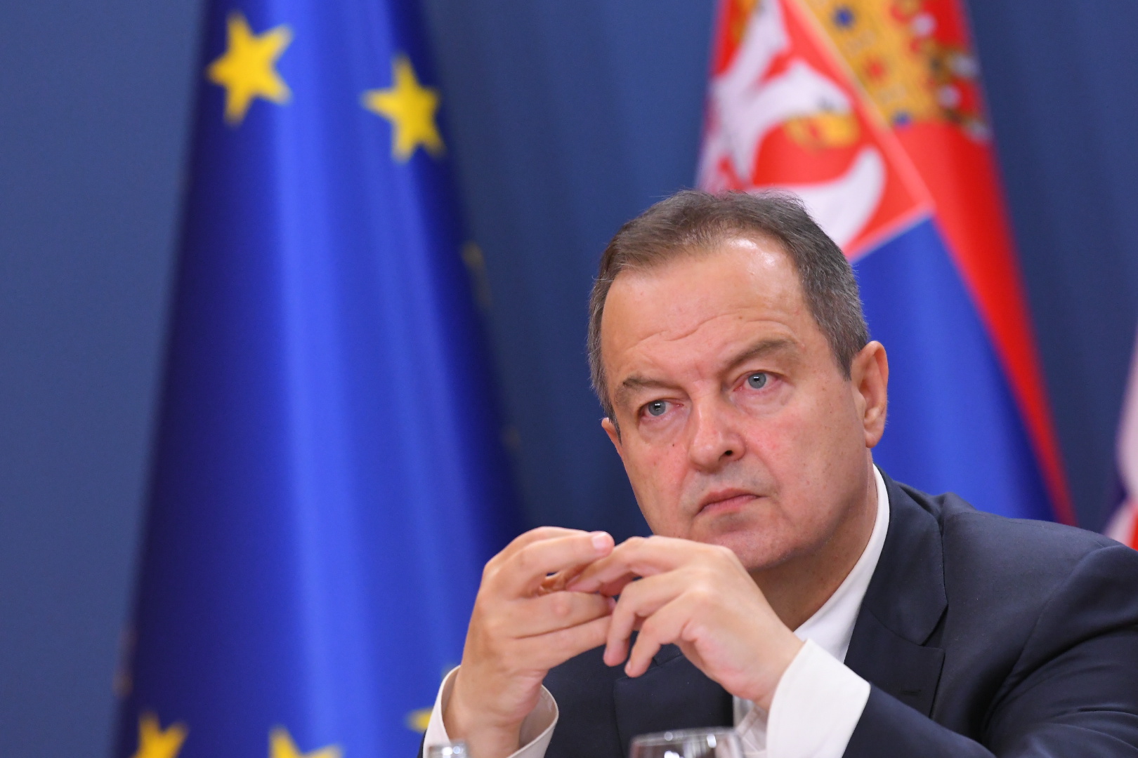 Beograd 11. avgust 2024. Konferencija za medije predsednika Srbije Aleksandra Vučića Foto:Amir Hamzagić/Nova.rs