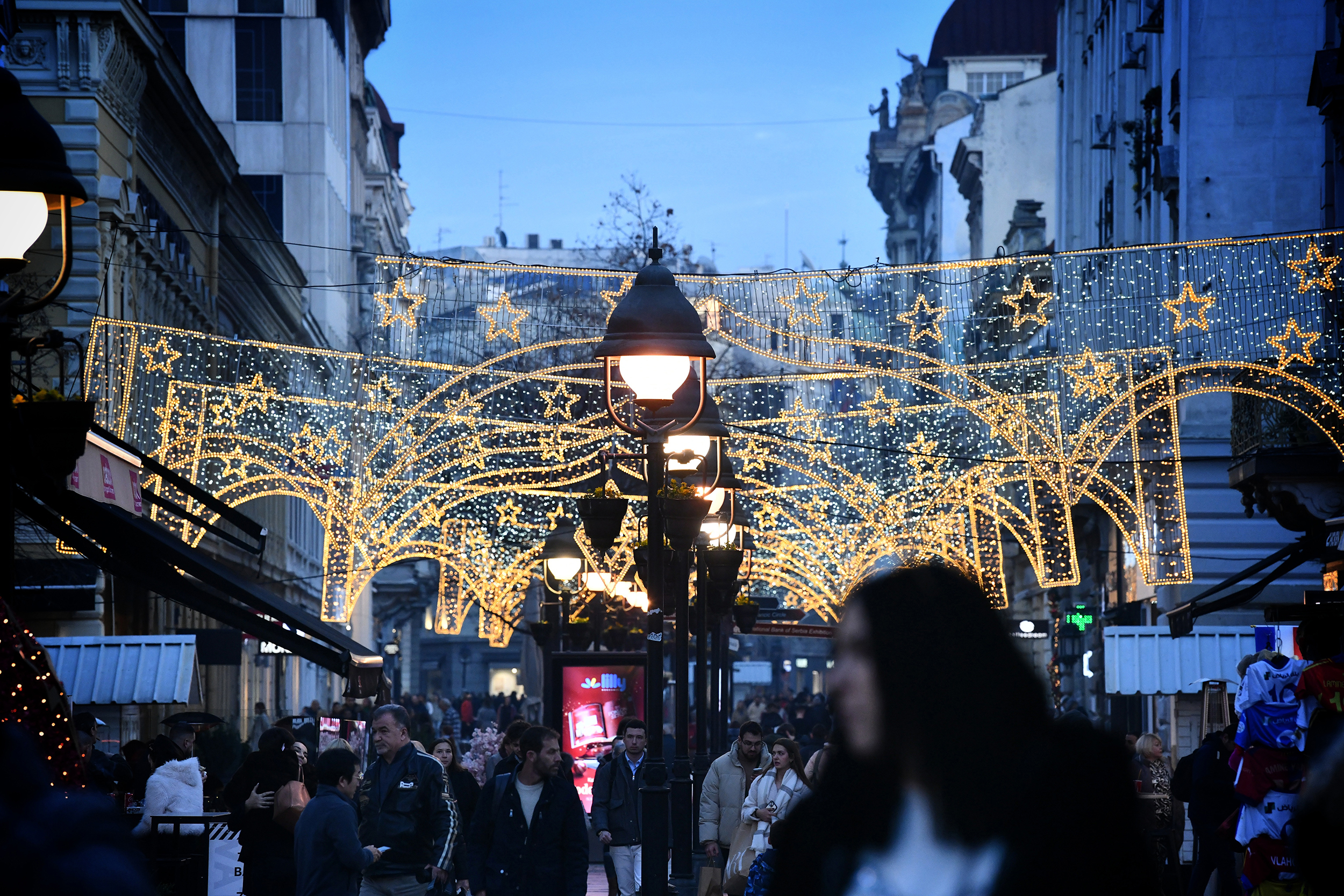 Beograd 18.12.2024 Novogodisnja rasveta foto Vesna Lalic/Radar