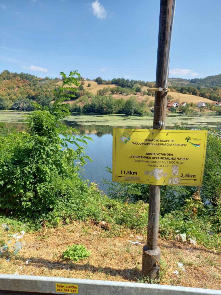 poslala Ljubica Sokic, Bruka Čačka - Jezero Međuvršje prekriveno algama, na svakom proširenju - deponija