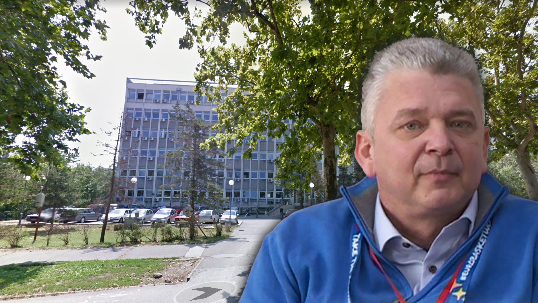 dr Vladimir Petrović, Institut za javno zdravlje Vojvodine, kombo Foto: Google maps/Screenshot/Radio-televizija Vojvodine