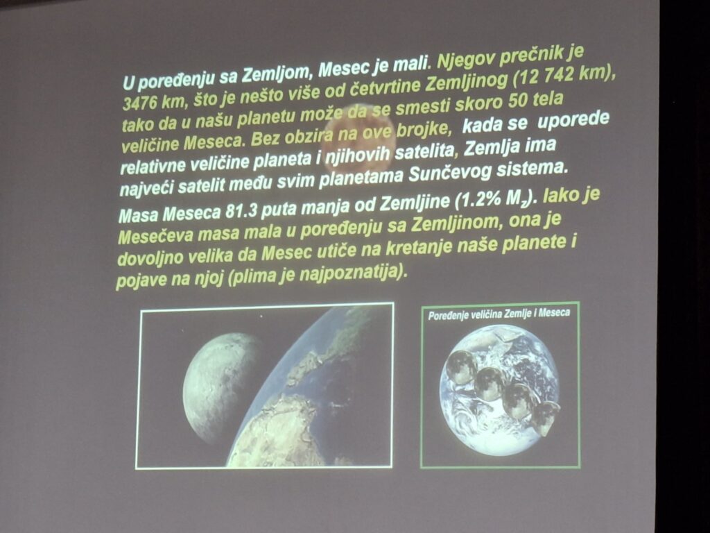 Niš. Dragan Gajić, profesor. Predavanje o Zemlji i Mesecu Foto: Miljana Isailović/Nova.rs