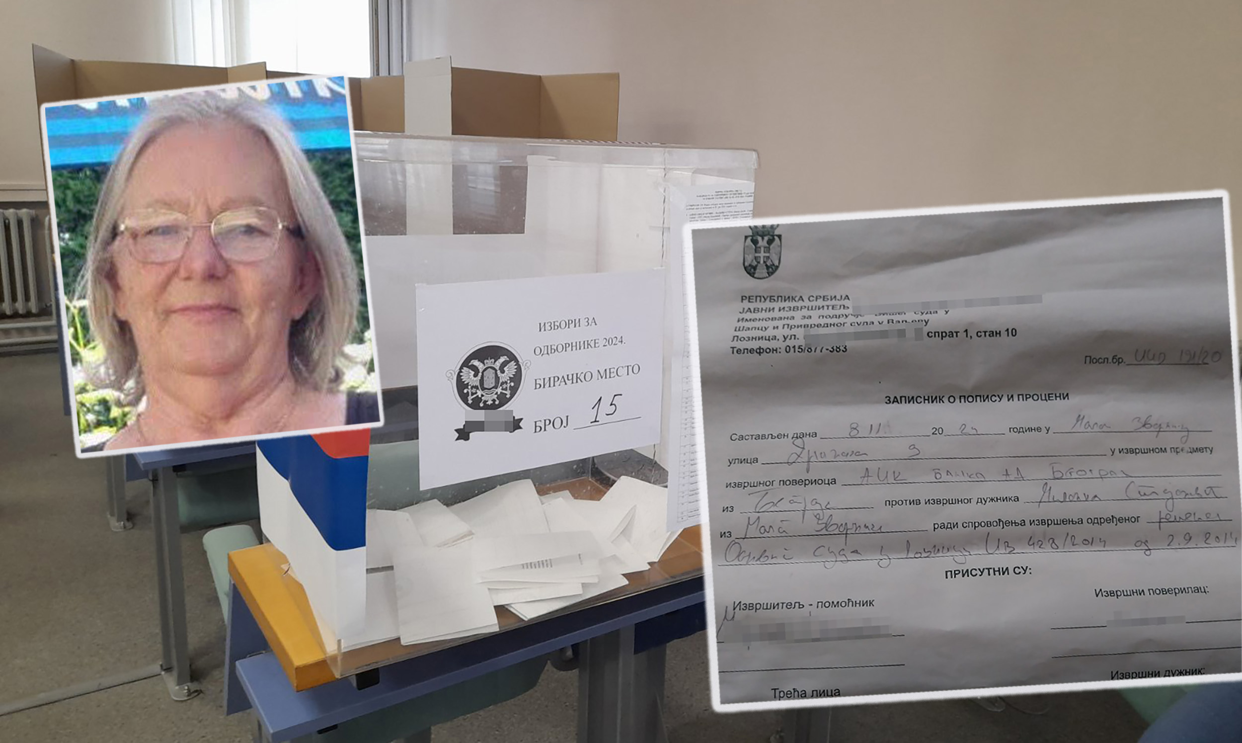 Ljubinka Gligoric Mali Zvornik fantomski biraci kombo