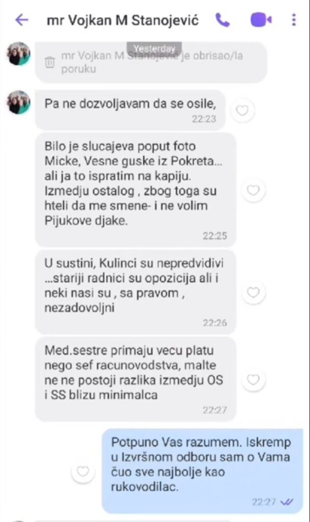Dom za odrasla lica Kuline prepiska Dom u Kulinama vajber
