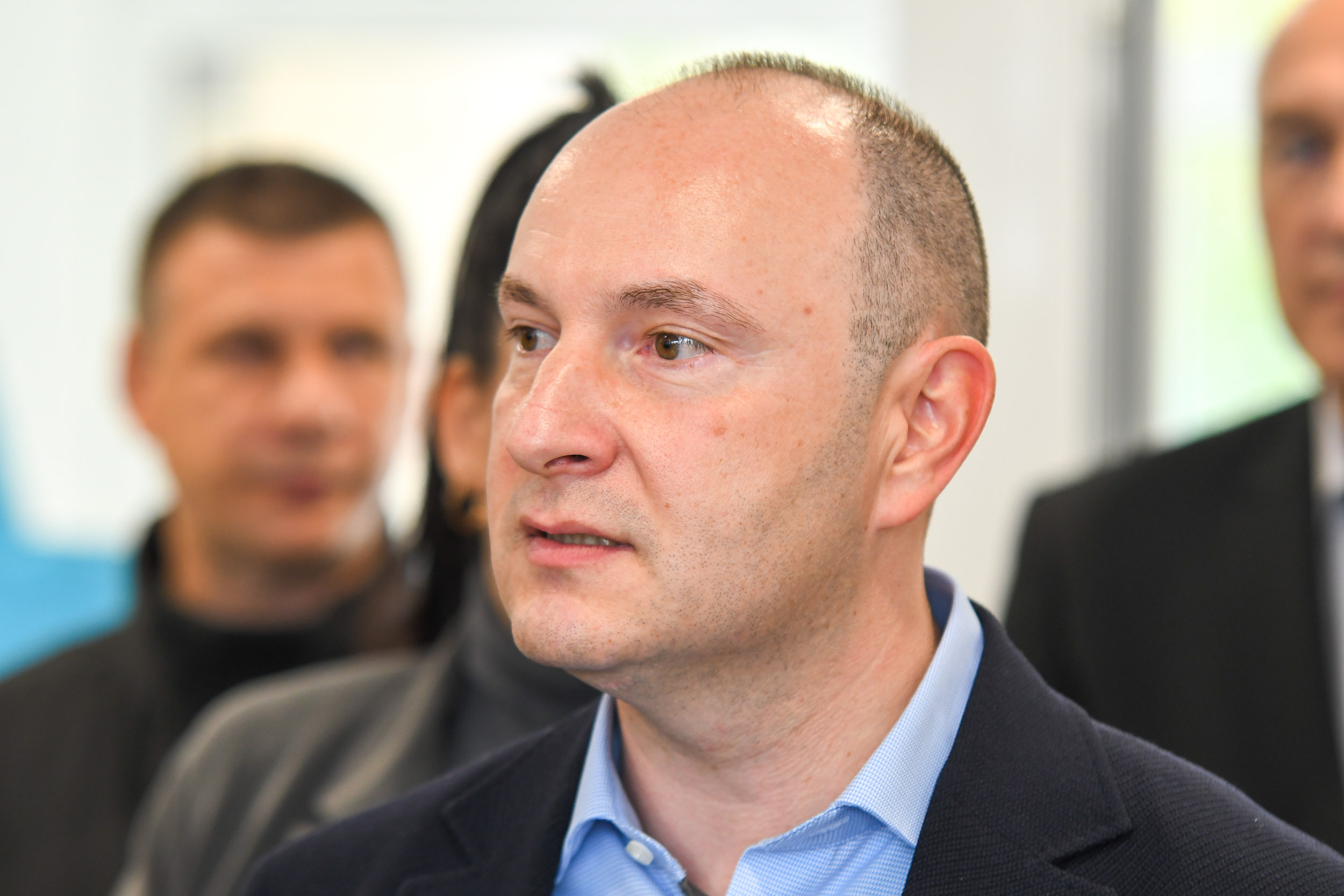 Novi Sad 06.11.2022 Milan Djuric gradonacelnik Novog Sada obilazi vrtic na Sajlovu foto Nenad Mihajlovic