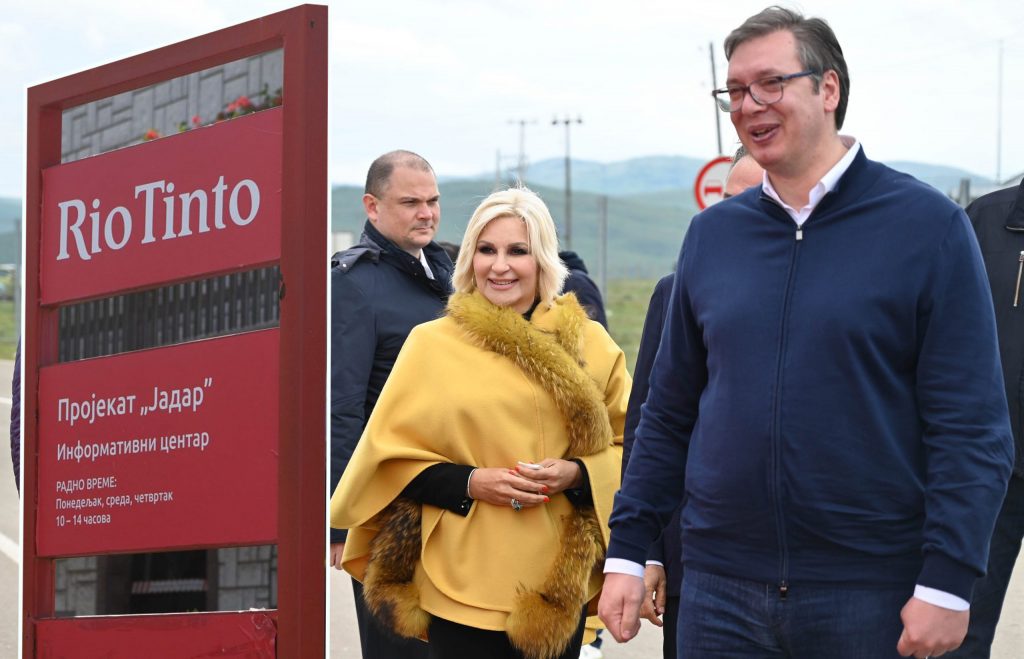 Zorana Mihajlović i Aleksandar Vučić, rio tinto, kombo Foto: MGSI ZORAN PETROVIC/Filip Krainčanić/Nova.rs