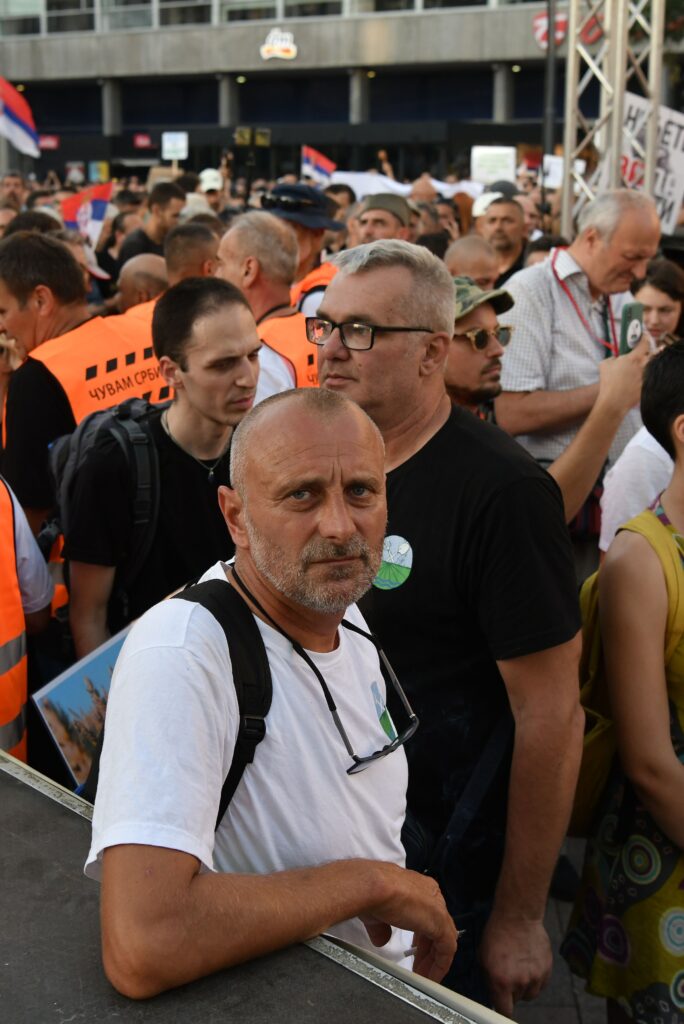 Beograd 10. avgust 2024. Protest protiv rudarenja litijuma i projekta "Jadar" kompanije "Rio Tinto" u Beogradu, na Terazijama Foto:Goran Srdanov/Nova.rs