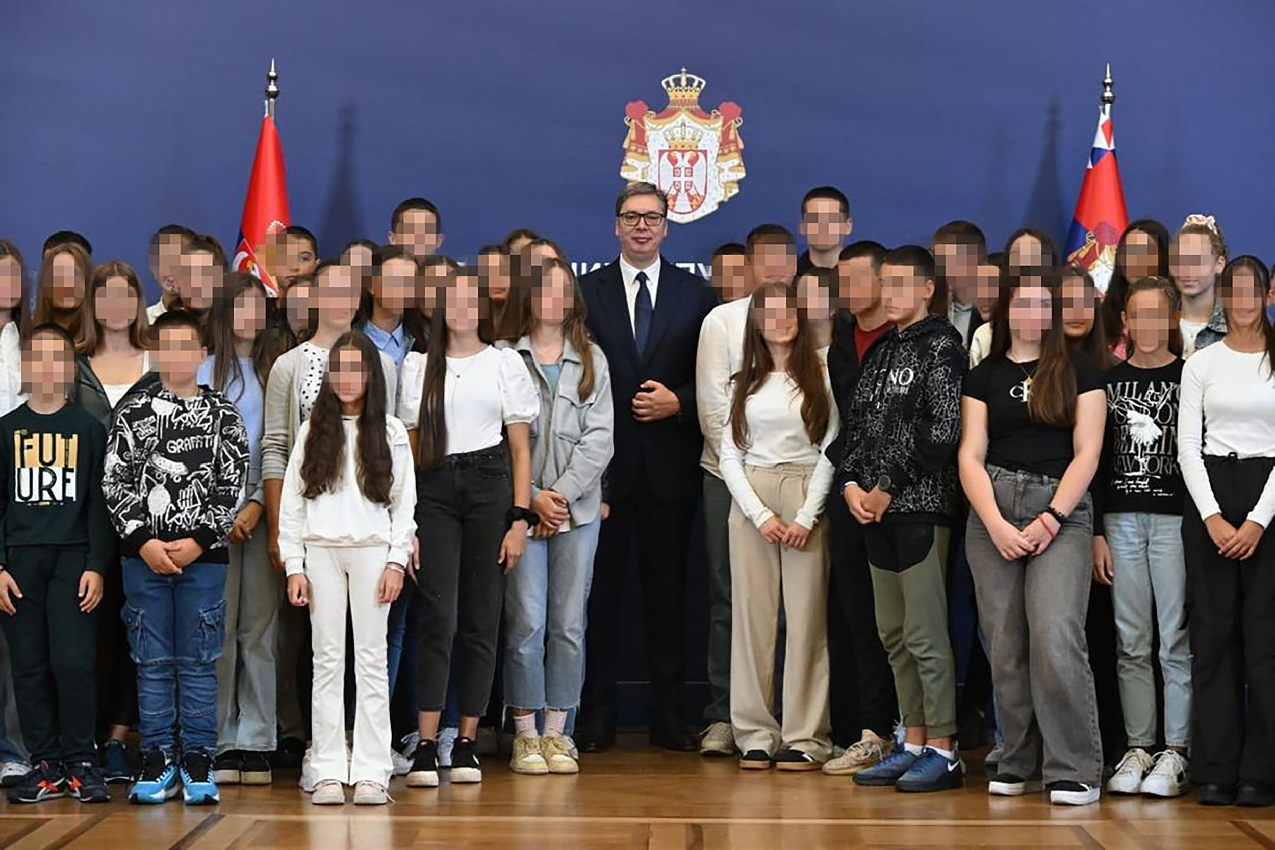 aleksandar vučić sa decom