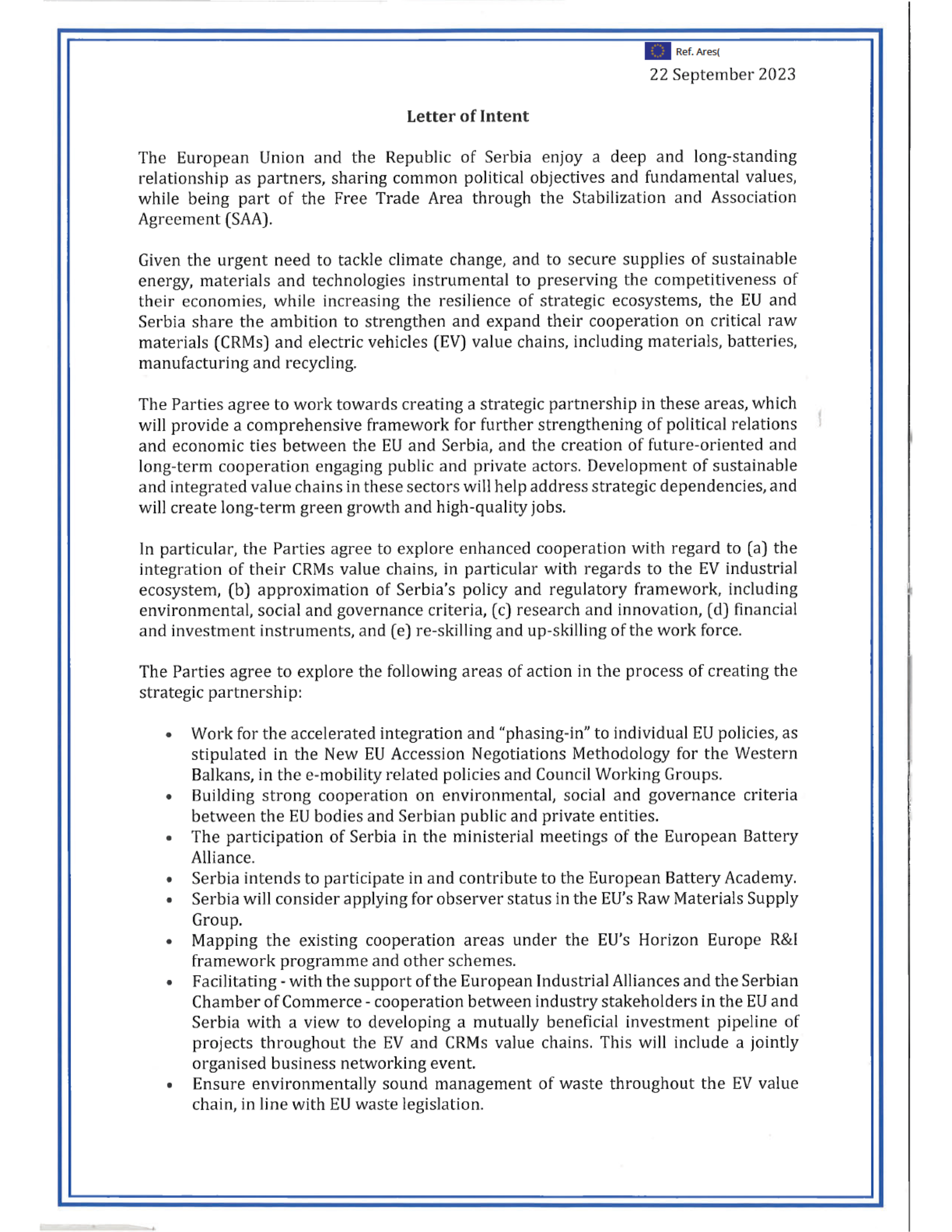 letter of intent vucic solc