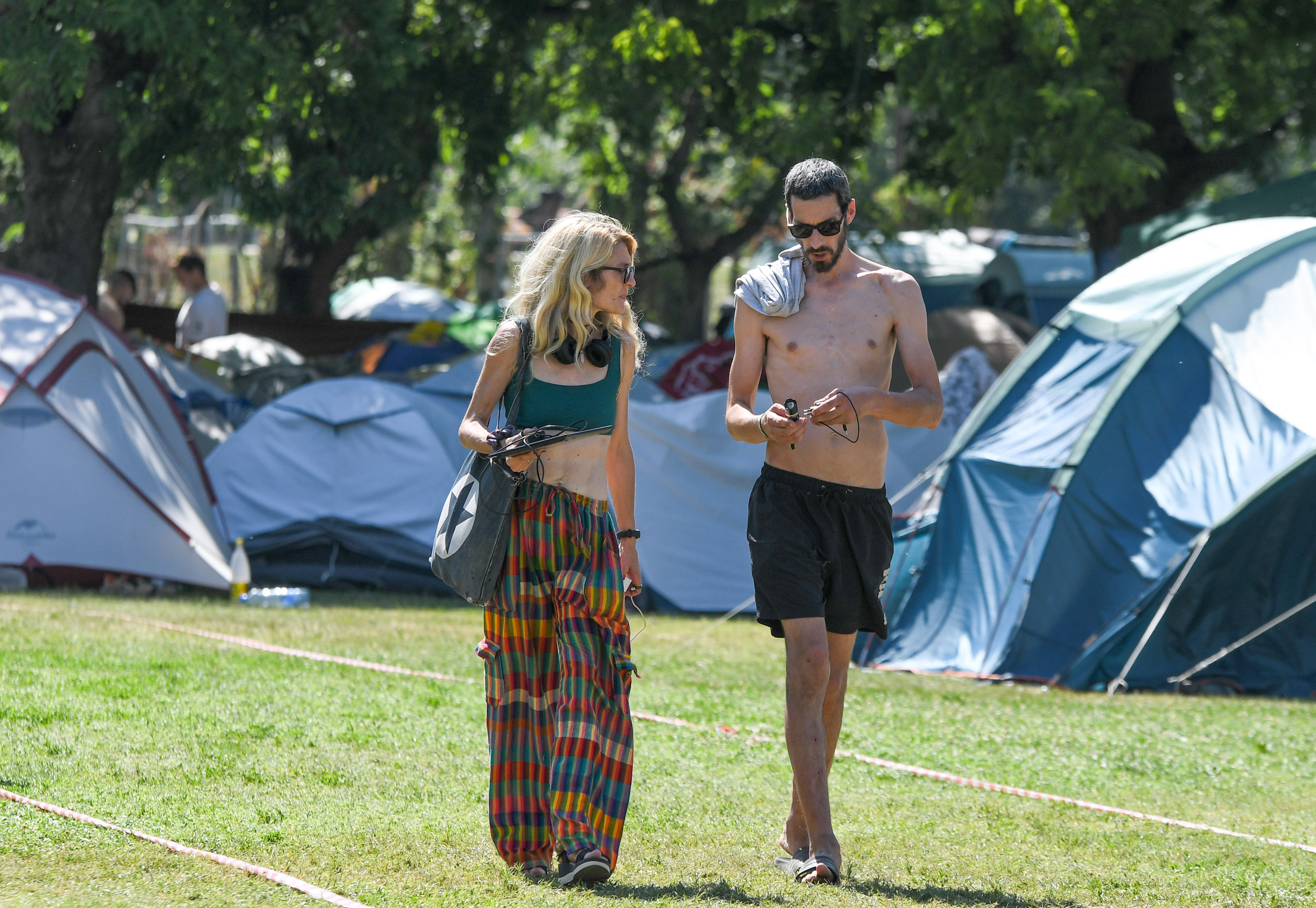 Novi Sad 11. jul 2024. Muzicki festival EXIT (Egzit) na Petrovaradinskoj tvrdjavi, kamp Foto:Nenad Mihajlović/Nova.rs
