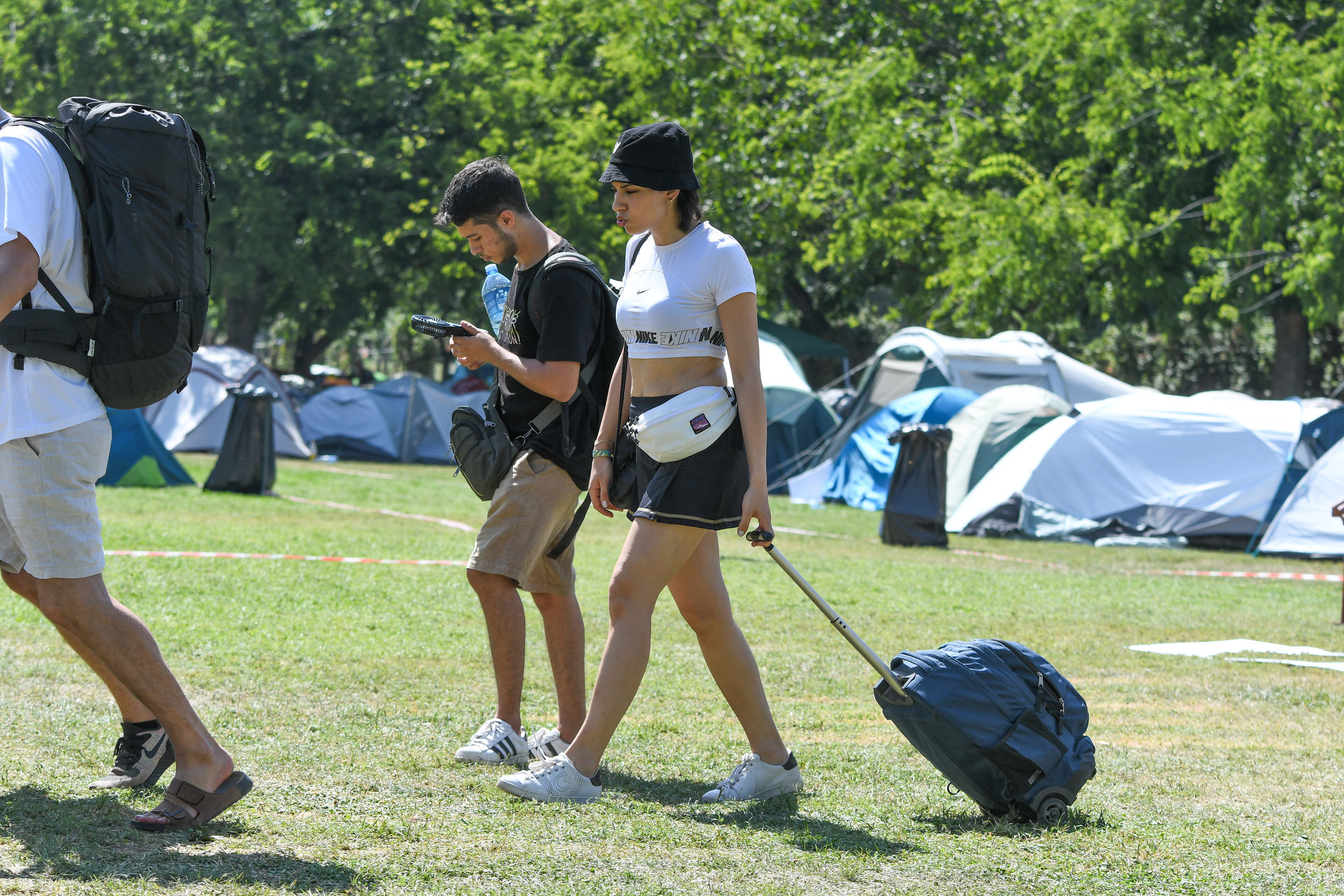 Novi Sad 11. jul 2024. Muzicki festival EXIT (Egzit) na Petrovaradinskoj tvrdjavi, kamp Foto:Nenad Mihajlović/Nova.rs