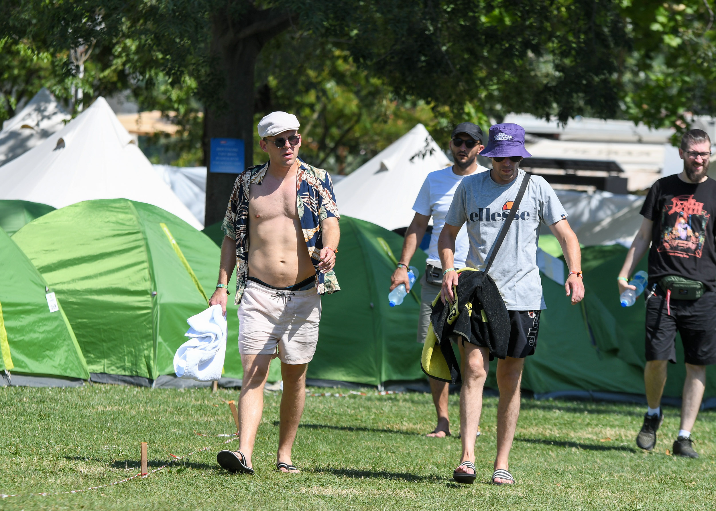 Novi Sad 11. jul 2024. Muzicki festival EXIT (Egzit) na Petrovaradinskoj tvrdjavi, kamp Foto:Nenad Mihajlović/Nova.rs